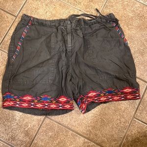 Johnny Was linen shorts